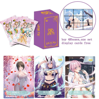 Goddess Story Collection Cards PR Booster Box Pack Full Set Bikini Puzzle Tcg Sexy Girl Party Game Playing Cards