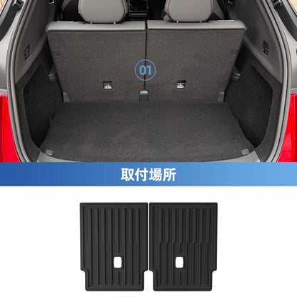 Smabee Right Drive for Tesla Model YL 6seats RHD 2025 2026 Car Floor Mats Cargo Liner Trunk Pad TPE 3D Waterproof Accessories