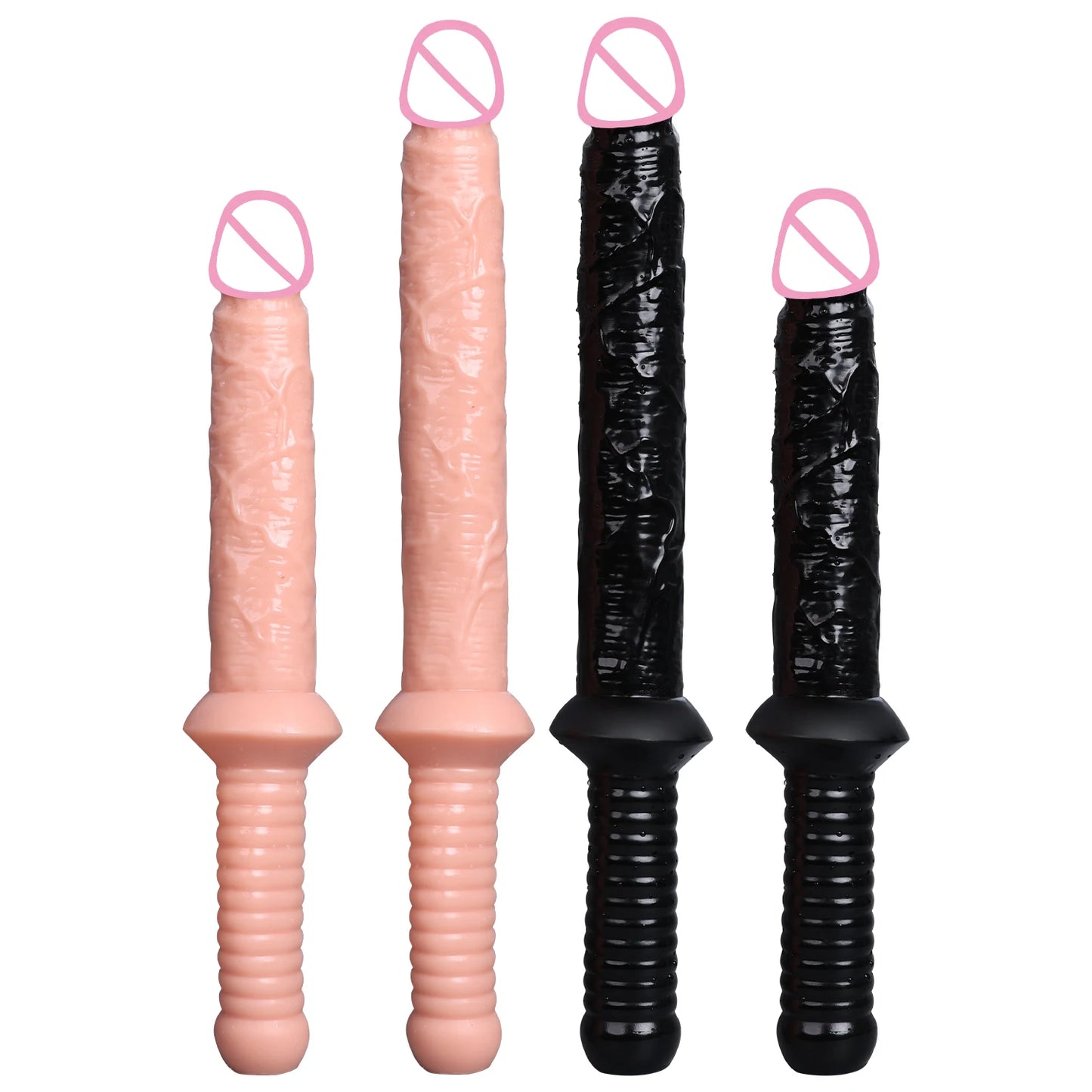 Adult Sex Toys Super Long Dildo with Handle Soft Penis Anal Plug Penetration Anal G-Spot Anal Stimulation Samurai Sword Big Dick