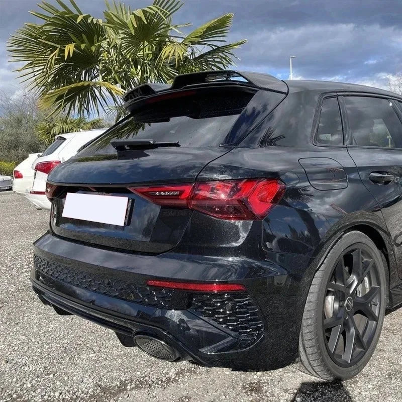 For Audi A3 S3 RS3 8Y Sportback 2021-2024 Car Rear Trunk Boot Roof Lip Lid Spoiler Cap Rear Trunk Spoiler Wing body kit Tuning