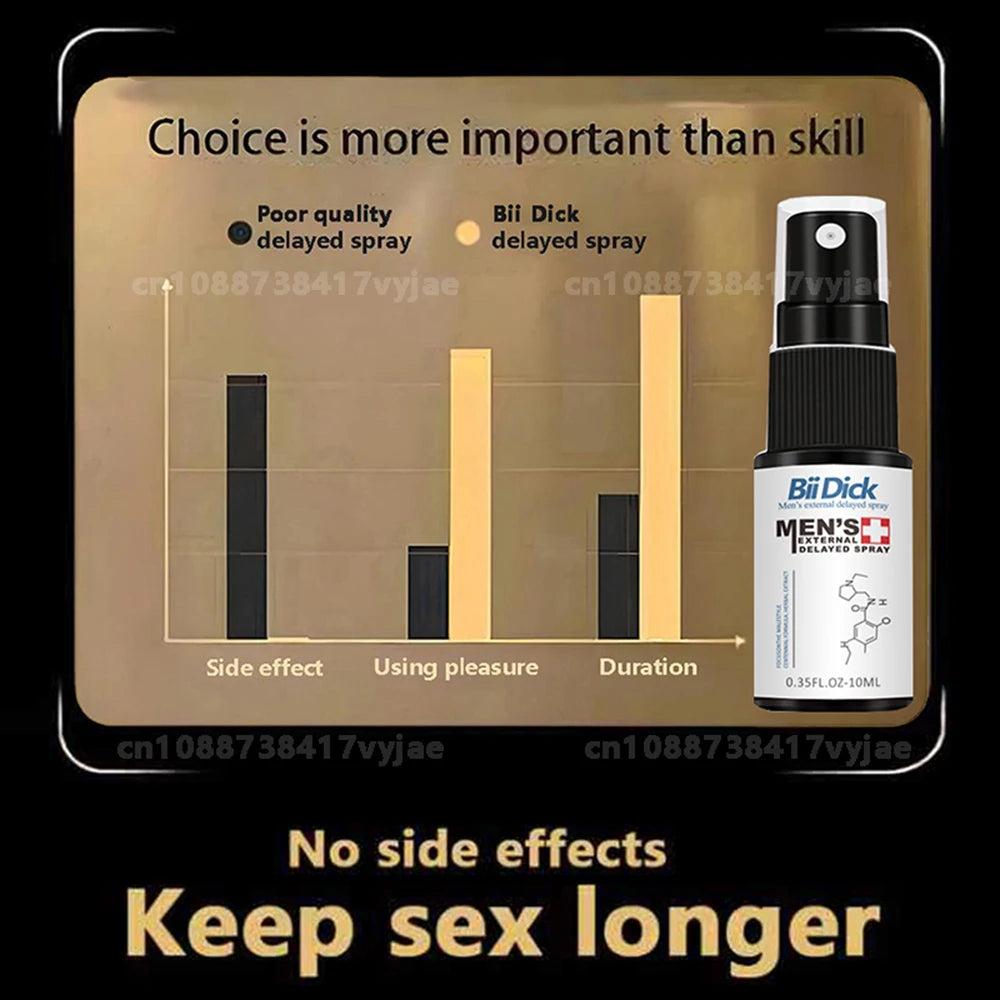 Men's Sex Spray Man Long Lasting 60 Minutes Without Ejaculation Spray for Men Premature Ejaculation Fast Erection Adult Product