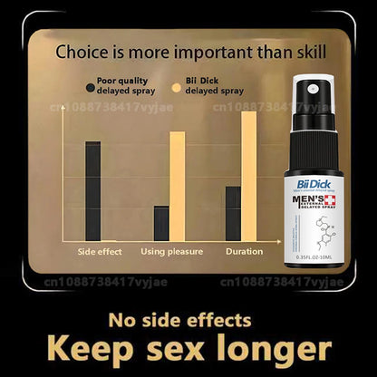 Men's Sex Spray Man Long Lasting 60 Minutes Without Ejaculation Spray for Men Premature Ejaculation Fast Erection Adult Product