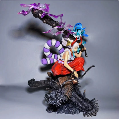 One Piece Yamato Gk Figure Pvc Anime Statue Pretty Girl Figurine Desktop Decoration Exquisite Collectible Model Home Decor Gift
