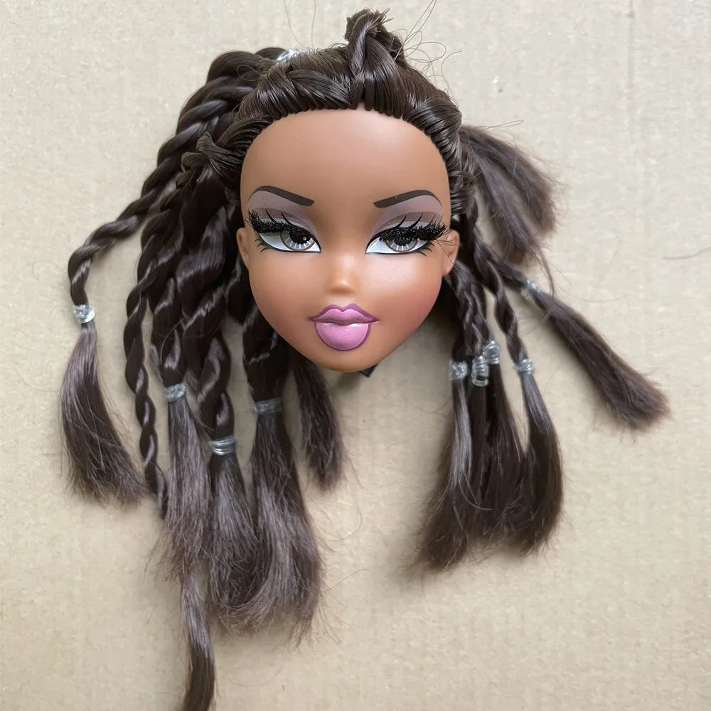 2001 Version Original Brazz Doll Multi-Joint Movable Vintage Rare Face Doll Heads And Shoes Replacement Hand DIY Toy Accessories