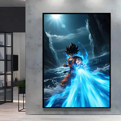 Canvas Posters Dragon Ball Goku Picture Children Gifts Home Decoration Waterproof Comics Pictures High Quality Wall Art Classic