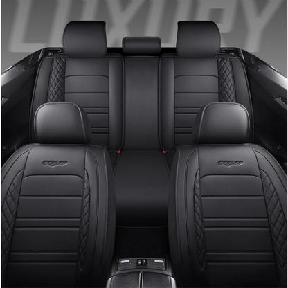 Full Coverage Pu Leather Car Seat Covers for MITSUBISHI Outlander ASX Eclipse Lancer Pajero Sport Zinger Galant Car Accessories