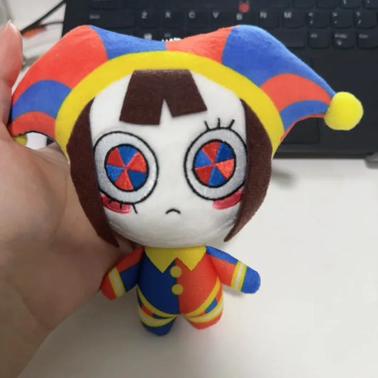 Hot Cute The Amazing Digital Circus Plush Keychain Pomni Jax Caine Soft Mini Toy for Fans Bag Charm and Birthday Charm