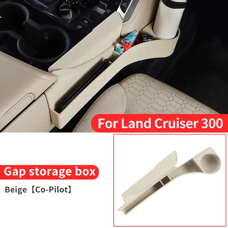 2021-2024 For Toyota Land Cruiser 300 LC300 Upgraded Water Cup Storage Box Interior Seat Modification Accessories 2022 2023