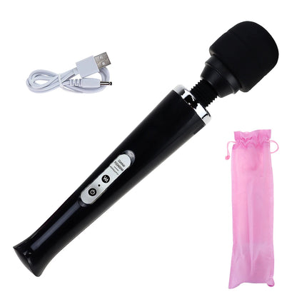 Powerful Magic Wand Vibrator Big AV G-spot Nipple Massager Vaginal Dildo Clitoral Stimulator Sex Toys for Adults Women Female