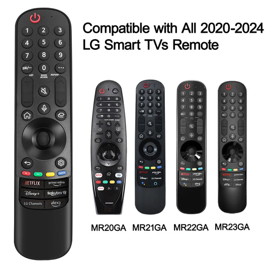 MR24GA Magic Remote Control AKB76045003 Compatibility All 2020-2024 LG Smart TVs with Voice and Pointer Function