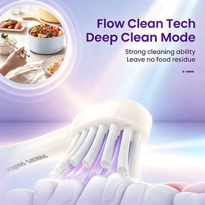 Philips HX2411 Electric Toothbrush Waterproof Rechargeable Oral Cleaning 2-minute Timer with 3Modes Giving Valentine's Day Gifts