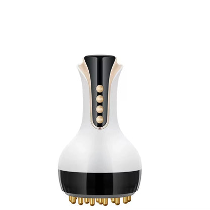 Portable Cupping Guasha Massager USB Rechargeable - Adjustable Intensity Hot Compress for Abdomen Arm Leg Deep Tissue Massage