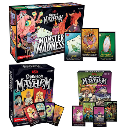 Dungeon Mayhem Dungeons Dragons Card Game Monster Madness Board Game Party Game for Friends and Family