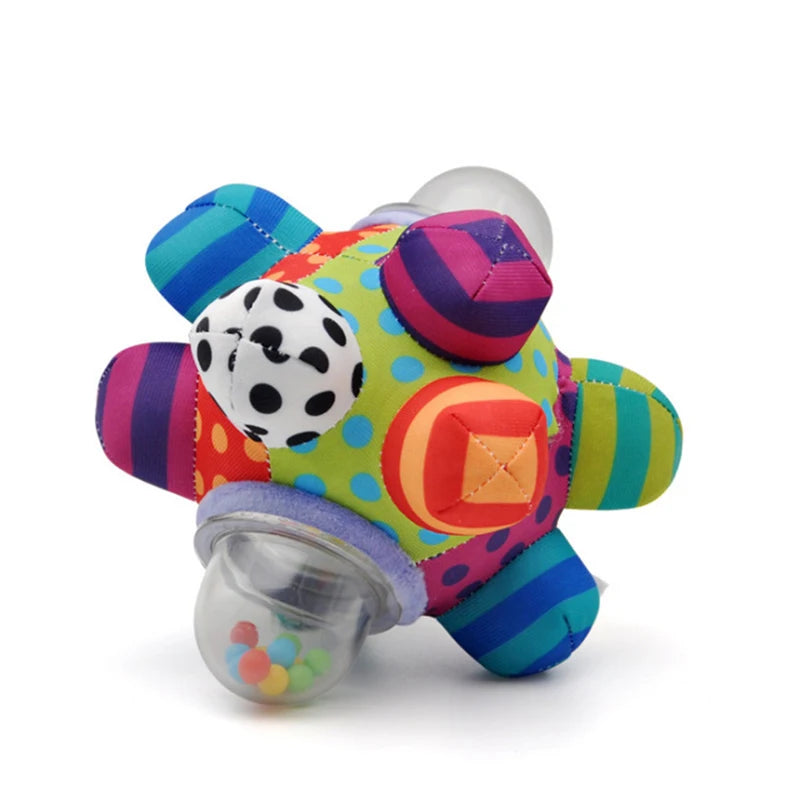 Rattles for Baby Toys 0 12 Months Soft Cloth Rattle Ball with Bell Teether Babies Grasp Training Educational Toys for Newborns