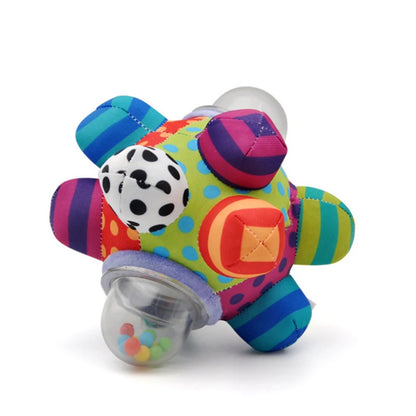 Rattles for Baby Toys 0 12 Months Soft Cloth Rattle Ball with Bell Teether Babies Grasp Training Educational Toys for Newborns