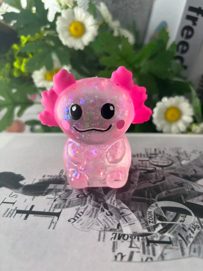 Axolotl Squeeze Soft Squishy Stretchable Stress Relief Perfect for Halloween Christmas Birthday Party Favor Classroom