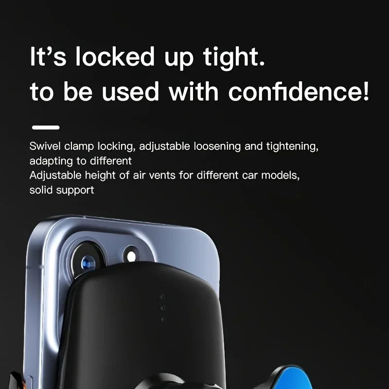 1PC updated car wireless phone holder with wireless charging universal ventilation components 360 ° rotating arm USB connecto