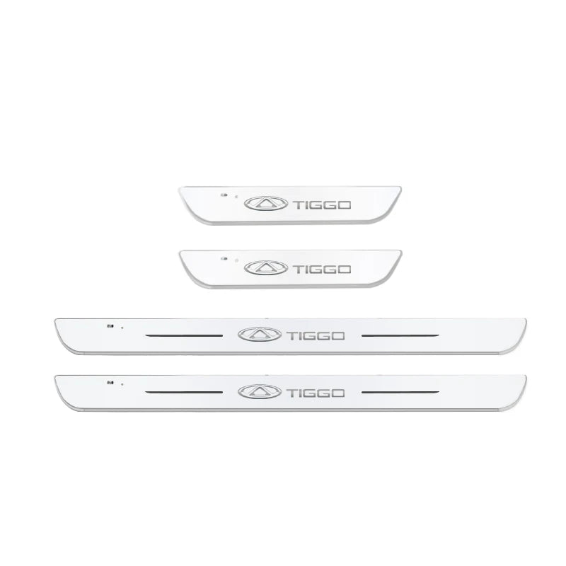 Customized Upgrade LED Welcome Pedal Scuff Plate Pedal Car Door Sill Pathway Light For Chery Tiggo 2 3 4 5 6 7 8 3X 5X Pro T11