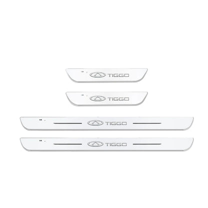 Customized Upgrade LED Welcome Pedal Scuff Plate Pedal Car Door Sill Pathway Light For Chery Tiggo 2 3 4 5 6 7 8 3X 5X Pro T11