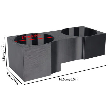 Car Cup Holder Black Plastic 0.25L 0.5L Cans Bottles Mount Holder for Volkswagen Golf 5 & 6 Car Interior Accessories Cup Holder
