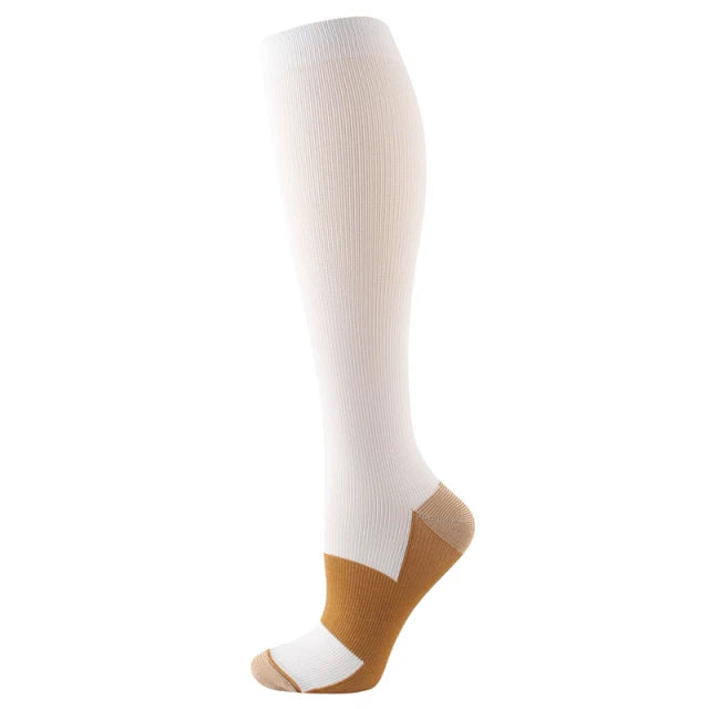 S-XXL Compression Socks Compression Socks for Varicose Vein Calf Riding Socks Stretch Open Toe Knee Socks