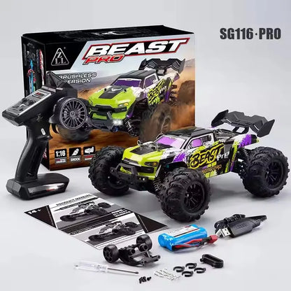 JHD SG116 MAX 1:16 High Speed Drift Racing 80KM/H Brushless Motor 4WD SG116 Pro 40KM/H RC Car Off Road SG116 Toys Car Gifts