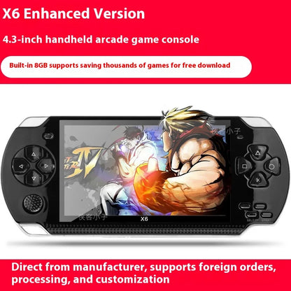 Psp 3000 X6 Consola 12 Types Of Simulators 10000 Arcade Games Retro Retro Arcade Console 4.3inch Ips Screen Video Game Toy Gift