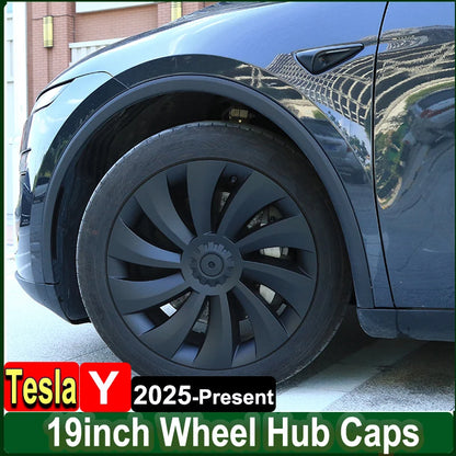 Car Wheel Cover For Tesla New Model Y Juniper 19 Inch Tire Hub Cap Performance Replacement Crossflow Full Rims Accessories 2025