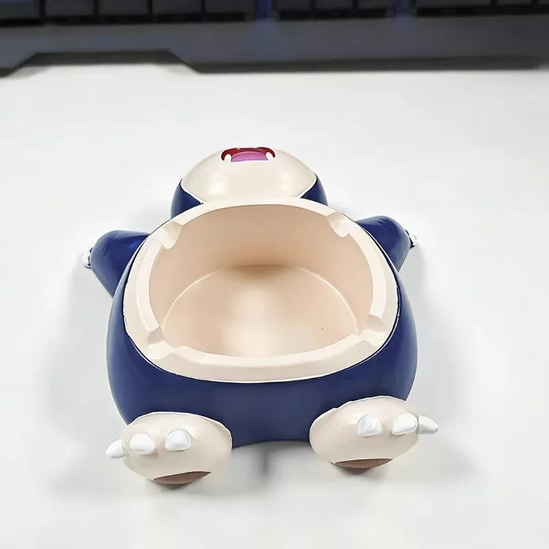 Snorlax Ashtray Desktop Ornament Personalized Anime Pokemon Trendy Toys Living Room E-Sports Room Office Decorations Gift