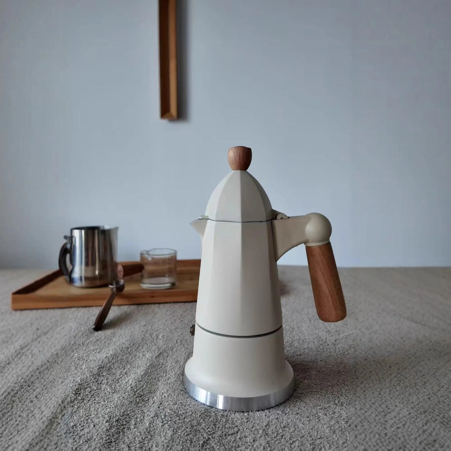 3 Cup Moka Pot Stovetop Coffee Maker Percolator Classic Italian Coffee Maker for Home Use