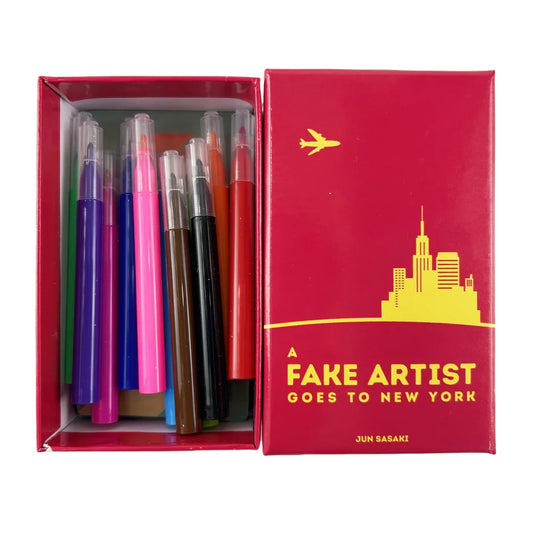 A Fake Artist Goes to New York Party Game for Family and Friends Drawing and Bluffing Card Board Game Deck Wholesale
