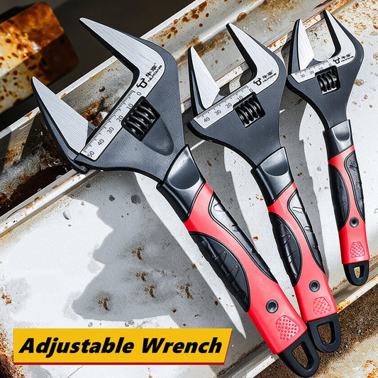 Adjustable large open end wrench Universal wrench CR-V Steel Machinery shop repair tool Car motorcycle bicycle wrench Hand tool