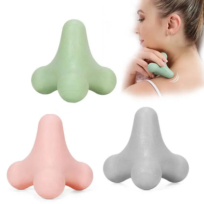4 Corner Fascia Massage Ball Muscle Relief Tool For Neck Shoulder Back Waist Foot Yoga Fitness Relaxation Meridian Fitness Ball