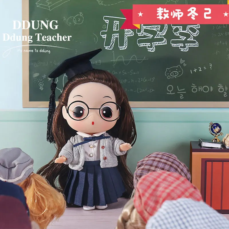 Genuine Ddung Dress Up Doll Collection 18cm Cute Joint Doll Fashion Toys Collect Model Ornament Girl'S Birthday New Year Gift