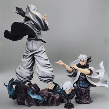 Zanyjoke Satoru Gojo Action Figure Jujutsu Kaisen Pvc Anime Character Collectible Statue Desktop Decoration For Anime Collectors