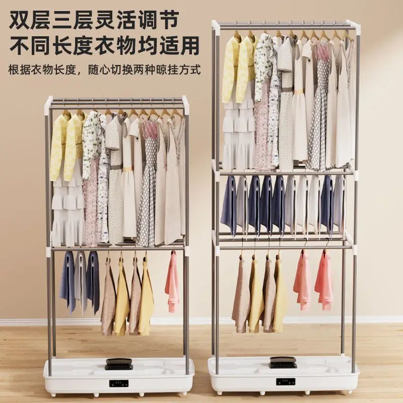 New Compact Foldable Clothes Dryer: Home, Dorm & Travel Portable – Wardrobe-Friendly, Fabric-Safe