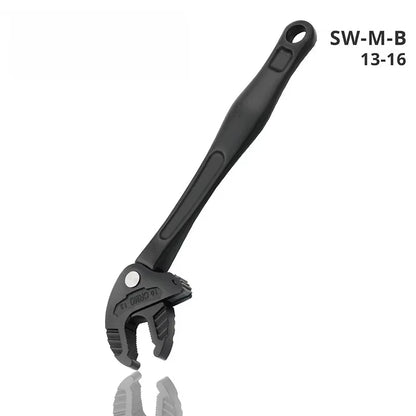 Heavy-Duty Industrial Crab Claw Wrench - Quick-Adaptive Ratchet, Wide Jaw Adjustable Tool for Automotive Repair, Plumbing