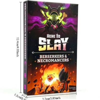 Unstable Games Slay Sleigh Fighting Strategy Game Collection Vs. English Card Here to Sleigh Card Games