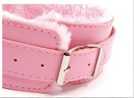 Women's customized PU necklace sexy COSPLAY plush collar leather nightclub style Jewelries