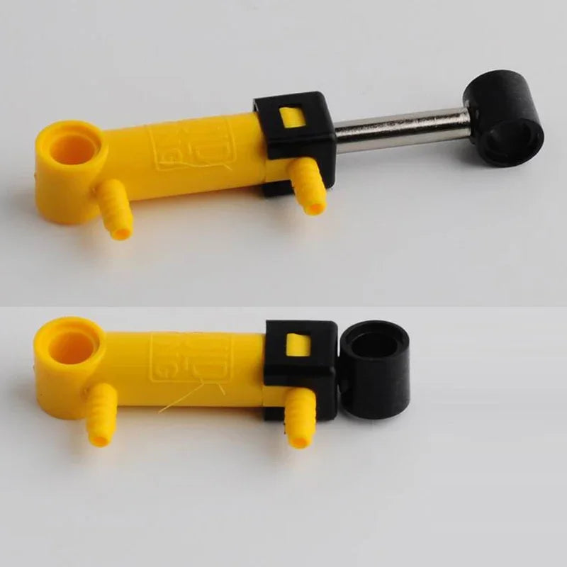 9pcs MOC Pneumatic Parts Air Pump/Piston/Tank/Push Rod/Switch for Legoeds-Compatible Technical DIY Projects 19476/19475/19482