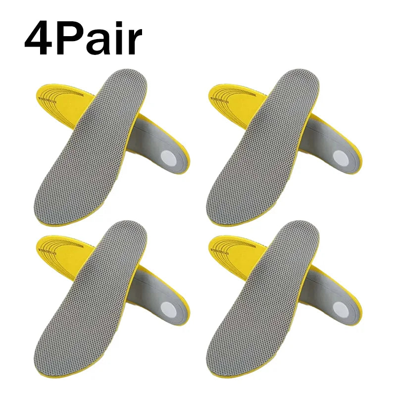 Stretch Breathable Insoles Deodorant Running Cushion Insoles For Man Women Unisex Shoes Sole Orthopedic Pad Insole Accessories