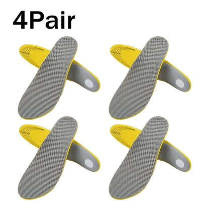Stretch Breathable Insoles Deodorant Running Cushion Insoles For Man Women Unisex Shoes Sole Orthopedic Pad Insole Accessories