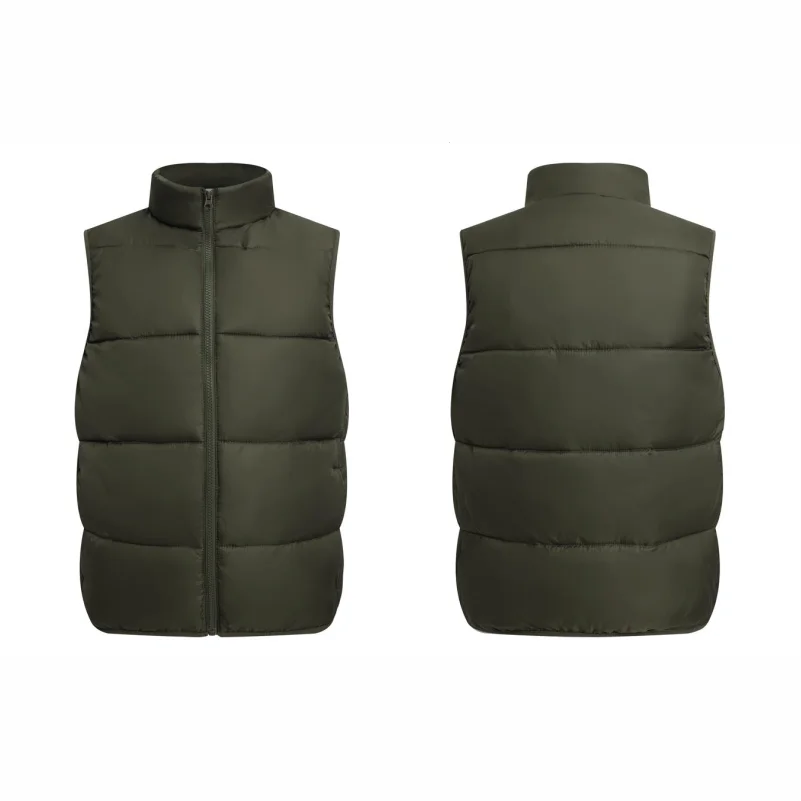 Men Jacket Sleeveless Vests Winter Jackets Man Casual Coats Men's Top Vest Cotton Thicken Waistcoat Unisex Work Group Uniform
