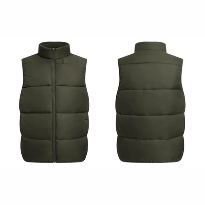 Men Jacket Sleeveless Vests Winter Jackets Man Casual Coats Men's Top Vest Cotton Thicken Waistcoat Unisex Work Group Uniform