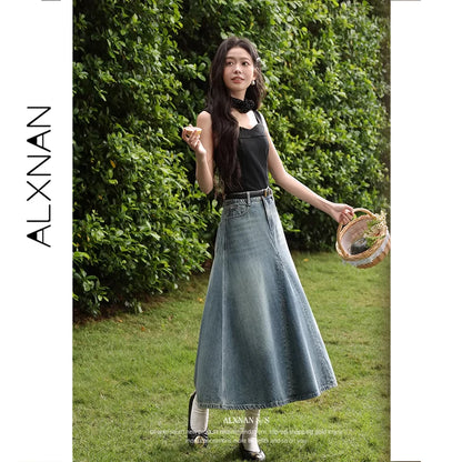 ALXNAN Black Tank Tops Women 2026 Summer Elegant Fashion Strapless Tank Top New Casual Cute Sleeveless Tops Female L53819
