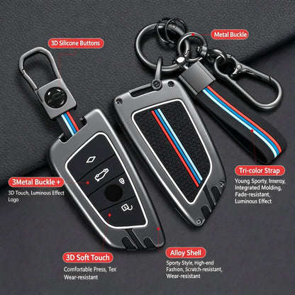 New Protective Key Fob Cover For BMW X1 X3 X4 X5 X6 F15 F16 G30 G11 F30 F39 F48, 118i 218i 320i 520 525 Car Interior Accessories