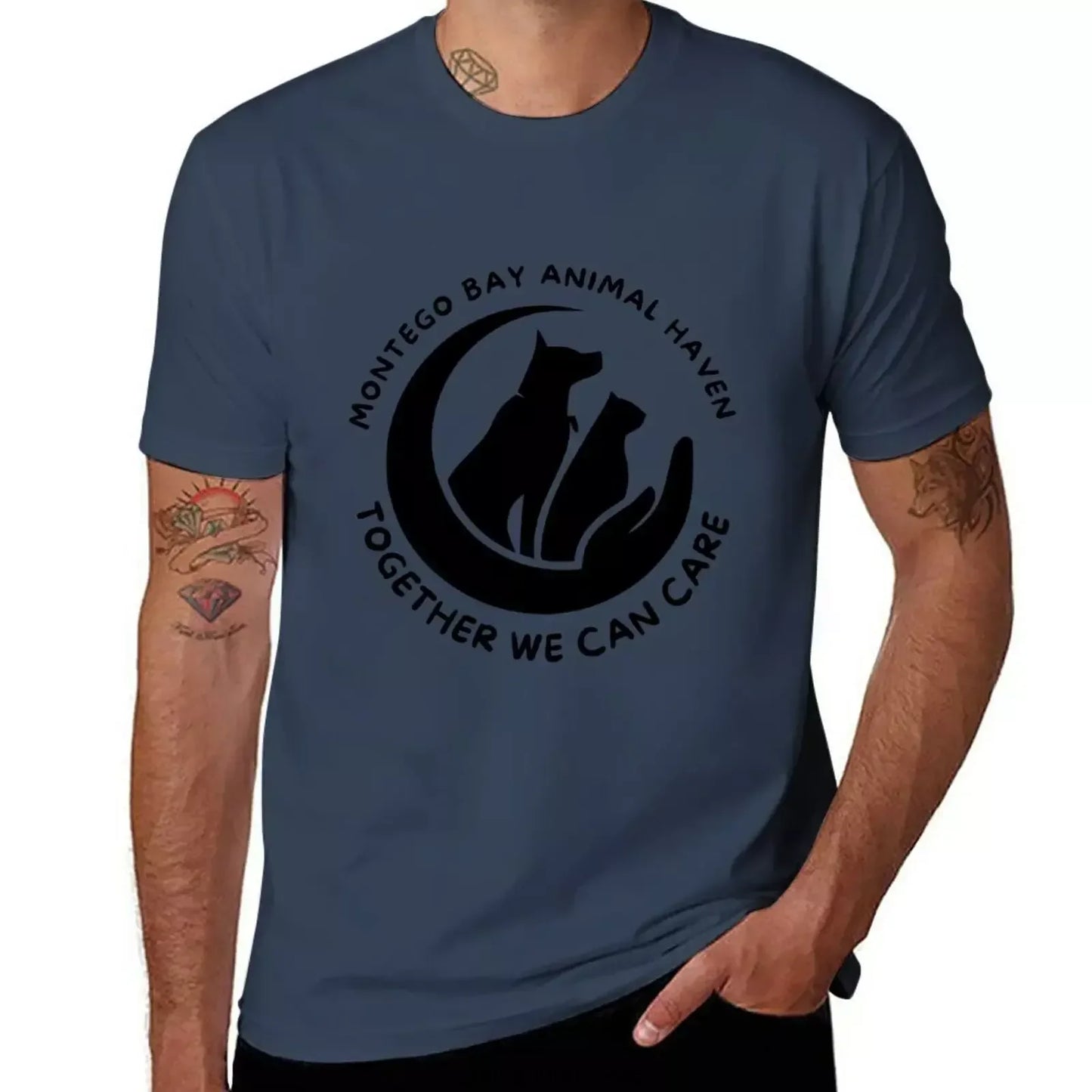 Together we can care T-Shirt oversizeds Short sleeve tee Men's t-shirt