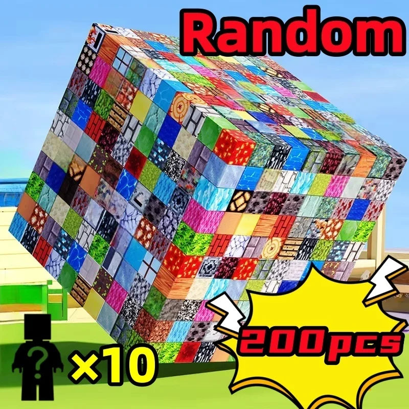 Mine Magnetic Building Block World Magnetic Building Block Set Art Enthusiasts Block Toy Construction Magnet Toy Birthday Gift