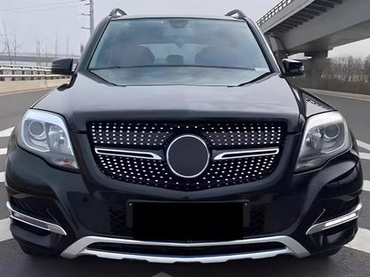 2013 To 2015 for Mercedes-Benz GLK Class X204 GLK260 GLK300 GLK350 Front Bumper Grille Racing Grill Hood Mesh Diamond Style Grid