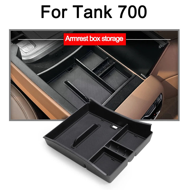 For Great Wall Tank 700 TANK 700 Armrest Box Storage Box Special Interior Decoration Center Console Armrest Box Storage Box